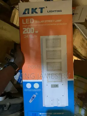 200 W Akt Led Solar Street Light – Bright Cost-saving Outdoor Light