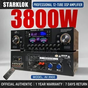 High Fidelity Bluetooth Amplifier 3800w Output for Speakers