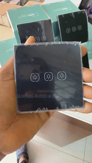 3 Gang Smart Switch Black