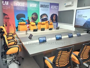 30 Capacity Board Room With Tabs and Smart Electonic Screen
