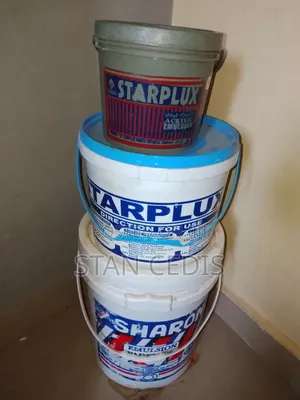 3 Buckets Paints All White 1 Big Emulsion, 1silk Small Emulsion.
