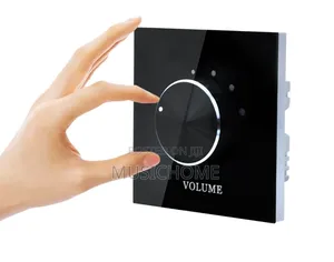 Black Volume Control for Ceiling and Wall Speakers