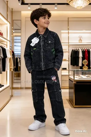 Quality Children Boys Jeans Up and Down