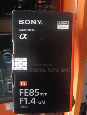 Sony Len Fe 85mm F1.4 Gm