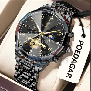 Poedagar 800 Series Waterproof, Chronograph Unisex Wristwatch