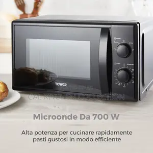 Tower Black 20l 700w Microwave Oven