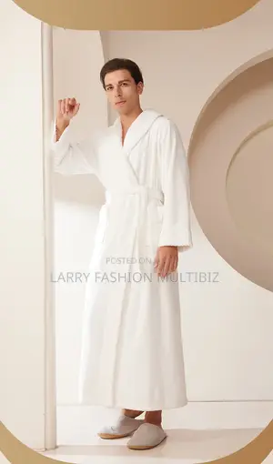 White Bathrobe