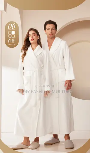 White Bathrobe