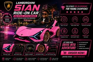 Every Journey Feels Extraordinary With Pink Lamborghini Kids Toy Car