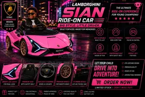 Luxury, Comfort Excitement With Pink Lamborghini Kid's Ride on Car