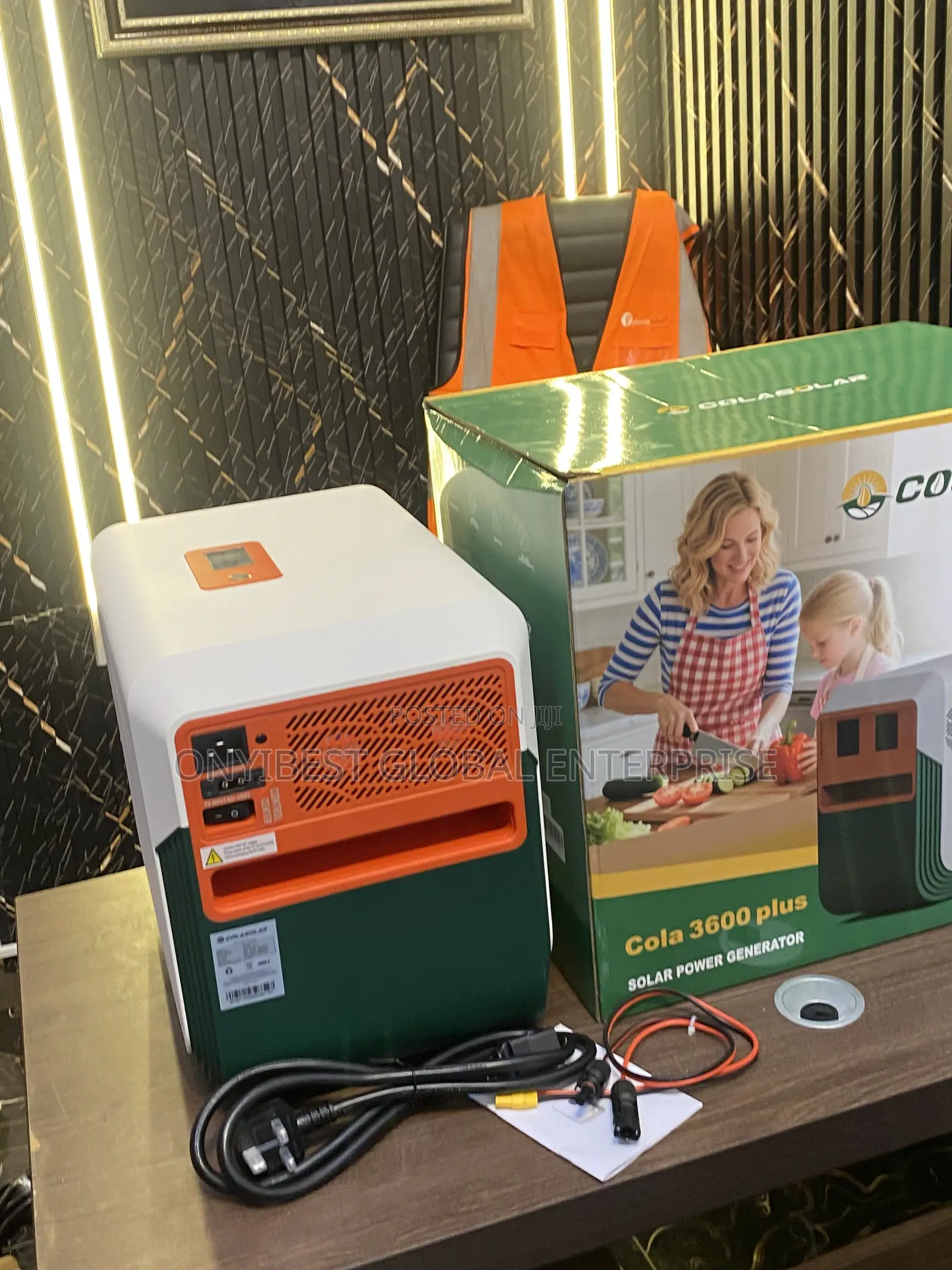 Solar Power Backup System With Panels
