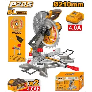 Ingco Cordless Saw Kit With Batteries Charger