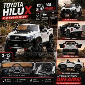 Ultimate Off-Road Adventure Starts With Toyota Hilux Kids Ride-on Car