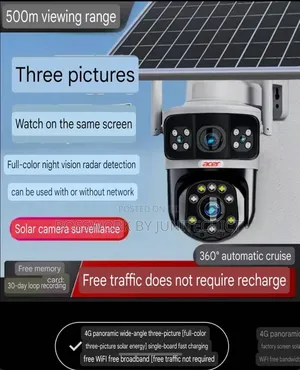 360 CCTV Solar Camera