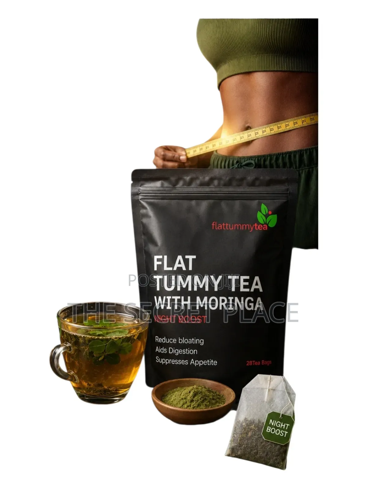 Flat Tummy Tea With Moringa