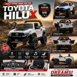 Tough, Stylish Ready For Fun – Toyota Hilux Ride-on For Kids
