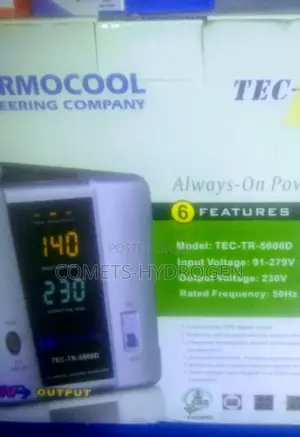 Thermocool 5000w (5kva Digital Stabilizer Rugged Heavy-Duty Regulator