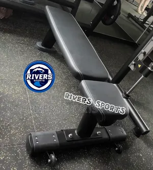 New Commercial Flat Weight Bench Steel Strength Training Bench Press