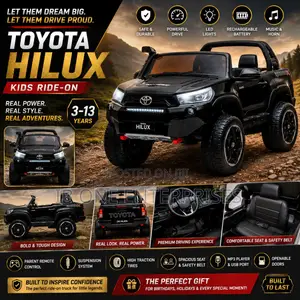 Buy Black Toyota Hilux Ride-on Truck That Delivers Smiles to Children