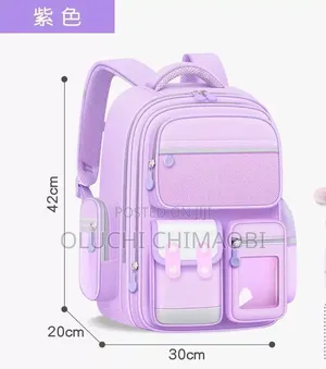 Kids Orthopedic School Backpack . 42cm - 4 Colours - Waterproof