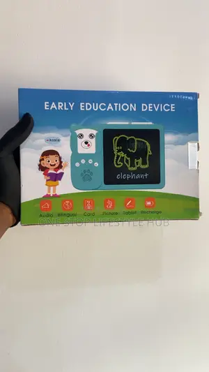 Early Education Device With LCD Writing Tablet Talking Flash Cards