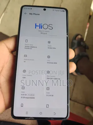 Tecno Camon 20 Premier  5G 512 GB Black