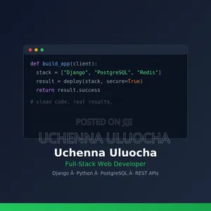 Professional Web Developer – Django/Python Full-Stack Development