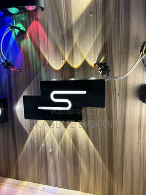 S Design Led Outdoor Wall Light