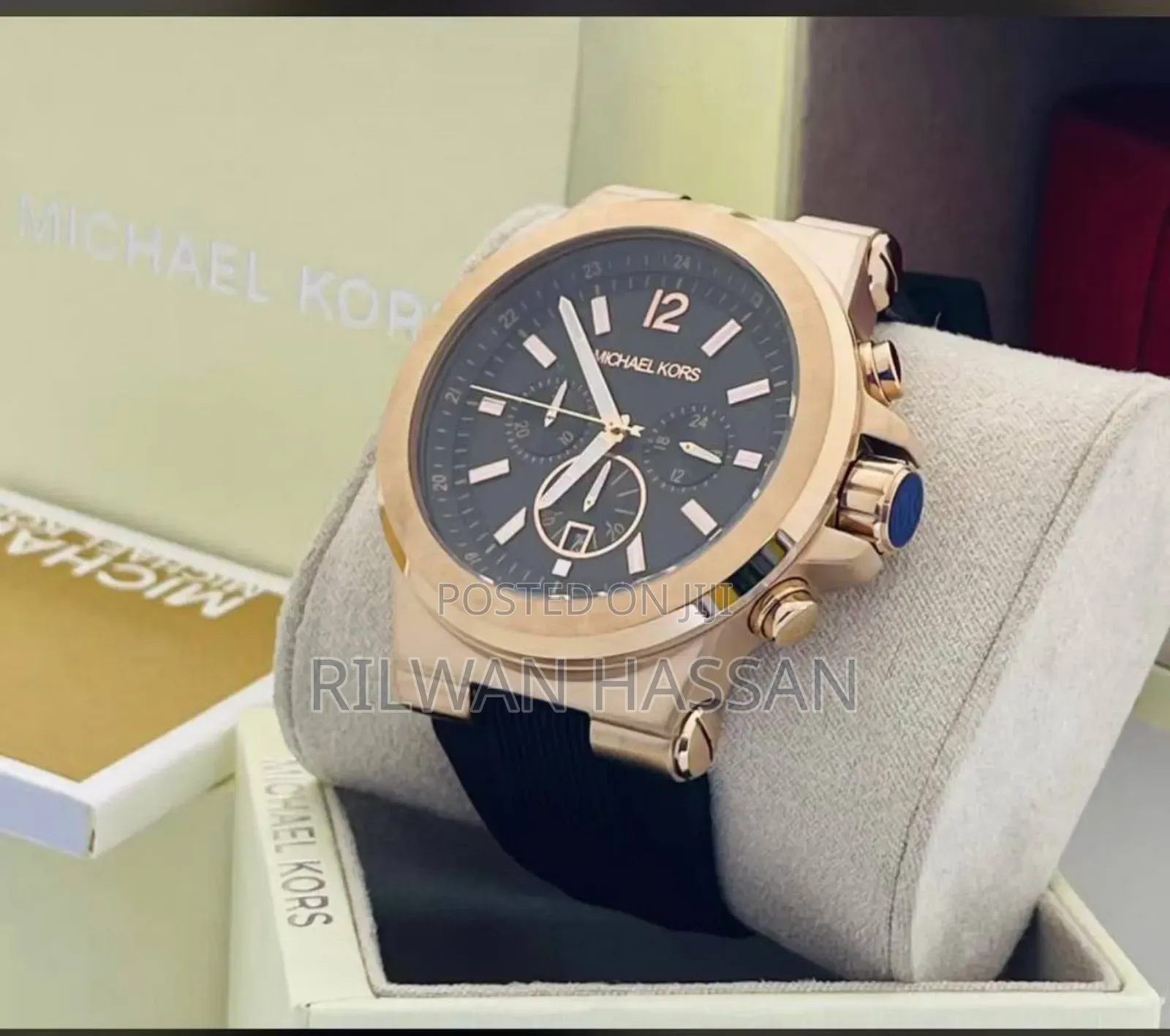 Michael Kors Rubber Strip Watch