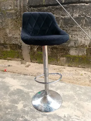 Chrome Adjustable Rotating Bar Stool