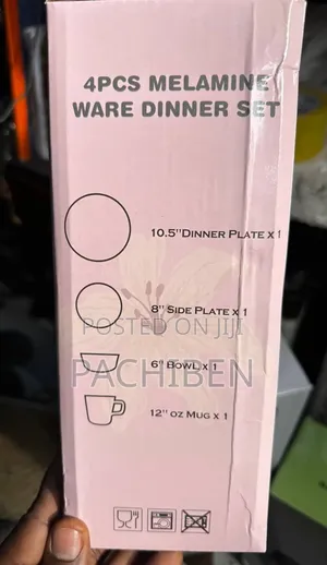New 4 Pieces Melamine Ware Dinner Set