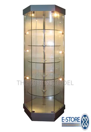 Brand New Rotating Display Glass Shelve