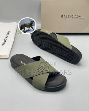Balenciaga Leather Slipers 40-46 Available