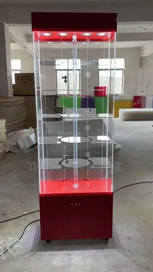 Rotating Showcase Display Glass