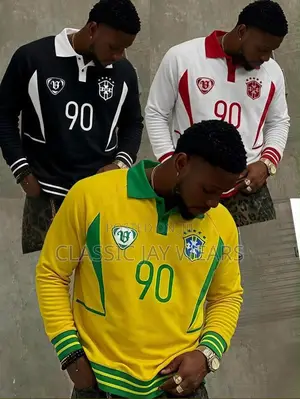 Brazil Long Sleeve Jersey Available M to 5xl Size