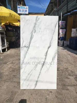 High-Quality 60x120cm Porcelain Floor Wall Tiles (White/Grey Veins)