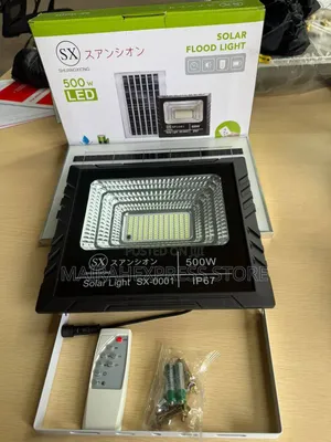 500watt Solar Floodlight With Remote Control 2st7