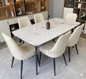 The Milan Marble Dining Set