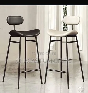 Modern Nordic Leather Bar Stools - Brand New Luxury Counter Chairs