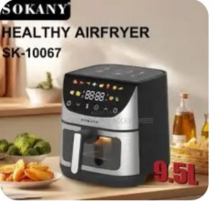 Sokany Airfryer 9.5liters + Free Delivery Today Only