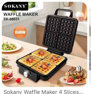 Sokany Waffle Maker + Free Delivery Today Only