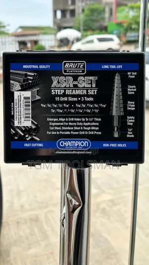 Champion Brute Platinum Step Reamer Set,