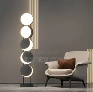 Moon Phases Floor Lamp - Three-Colour Changing Light