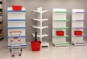 Quality Guaranted Single Supermarket Shelf