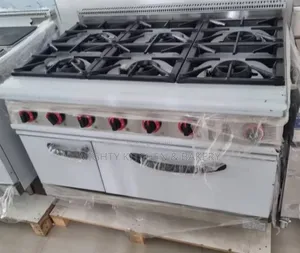 Original 6burner Commercial Cooker With Oven