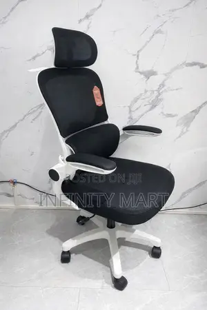 White Prime Seat Ergonomic Chair.