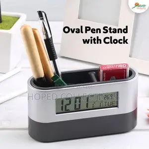 Office Pen Holder/Alarm Clock