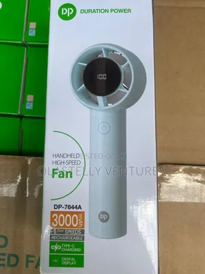 Dp Duration Power 3000mah Handheld Fan High-Speed Fp.