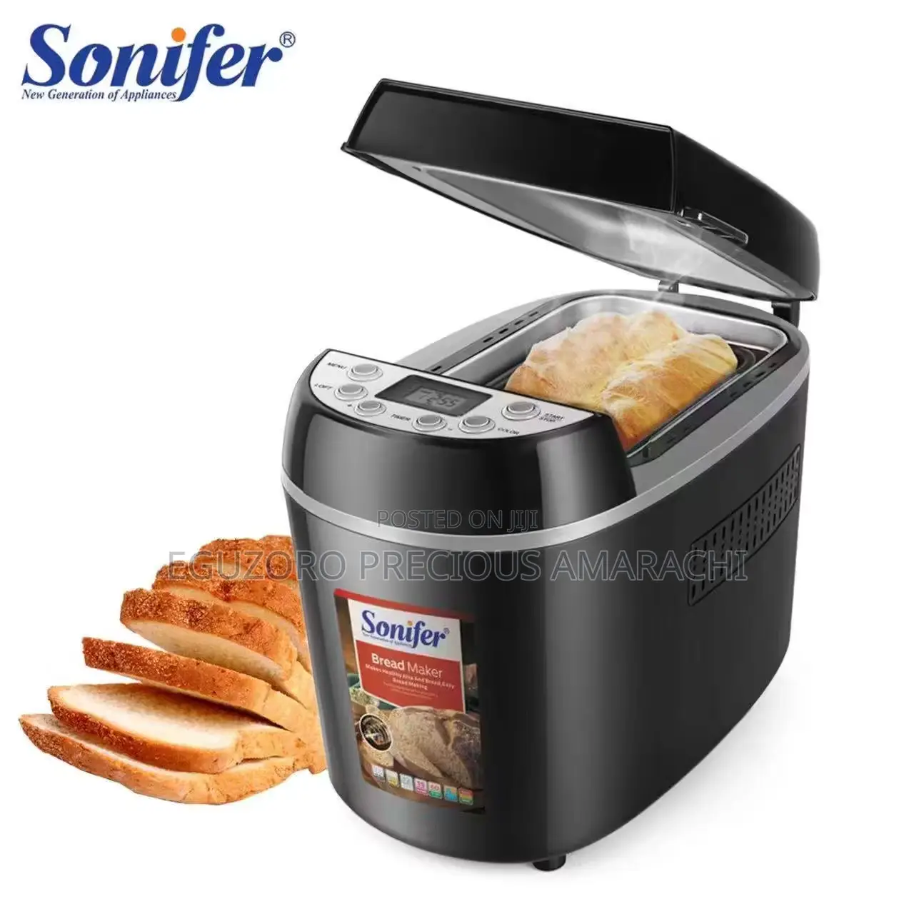 Sonifer Automatic Electric Bread Maker Machine-850w