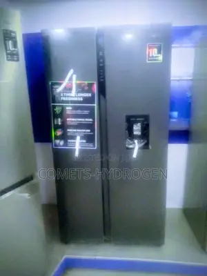 Haier Thermocool 540l Side-by-Side Refrigerator With Water Dispenser
